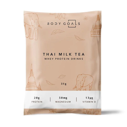 Body Goals | 多效乳清蛋白飲 (31g/包) - 泰泰奶茶