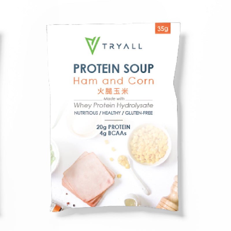 Tryall | Hydrolysate Protein Soup-Ham and Corn(35g)