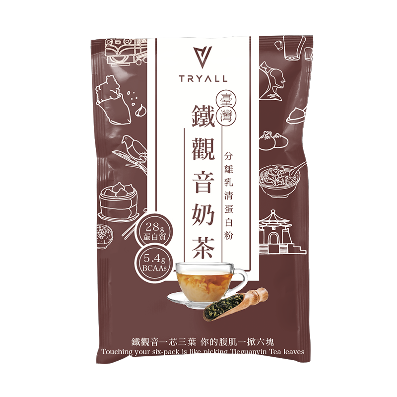 Tryall | 全分離乳清蛋白 (35g/包) - 鐵觀音奶茶