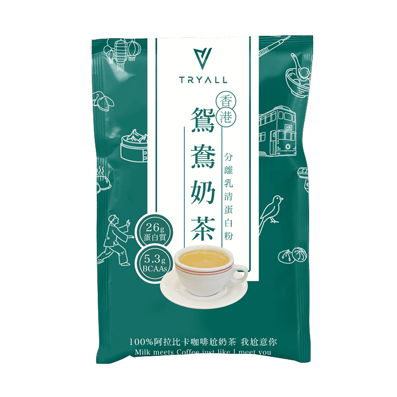 Tryall | 全分離乳清蛋白 (35g/包) - 鴛鴦奶茶