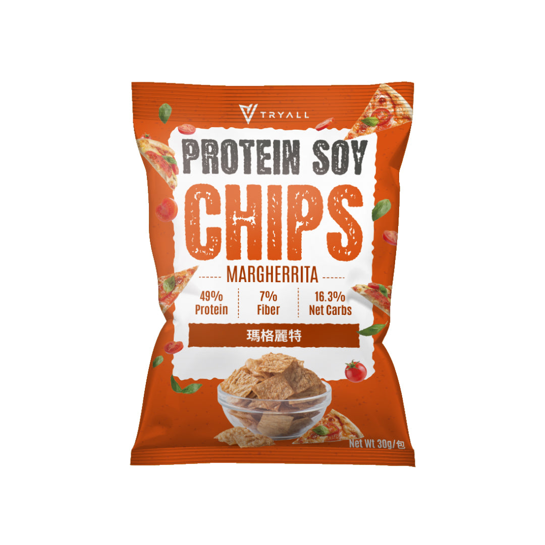 Tryall | Protein Soy Chips-Margherita(30g)